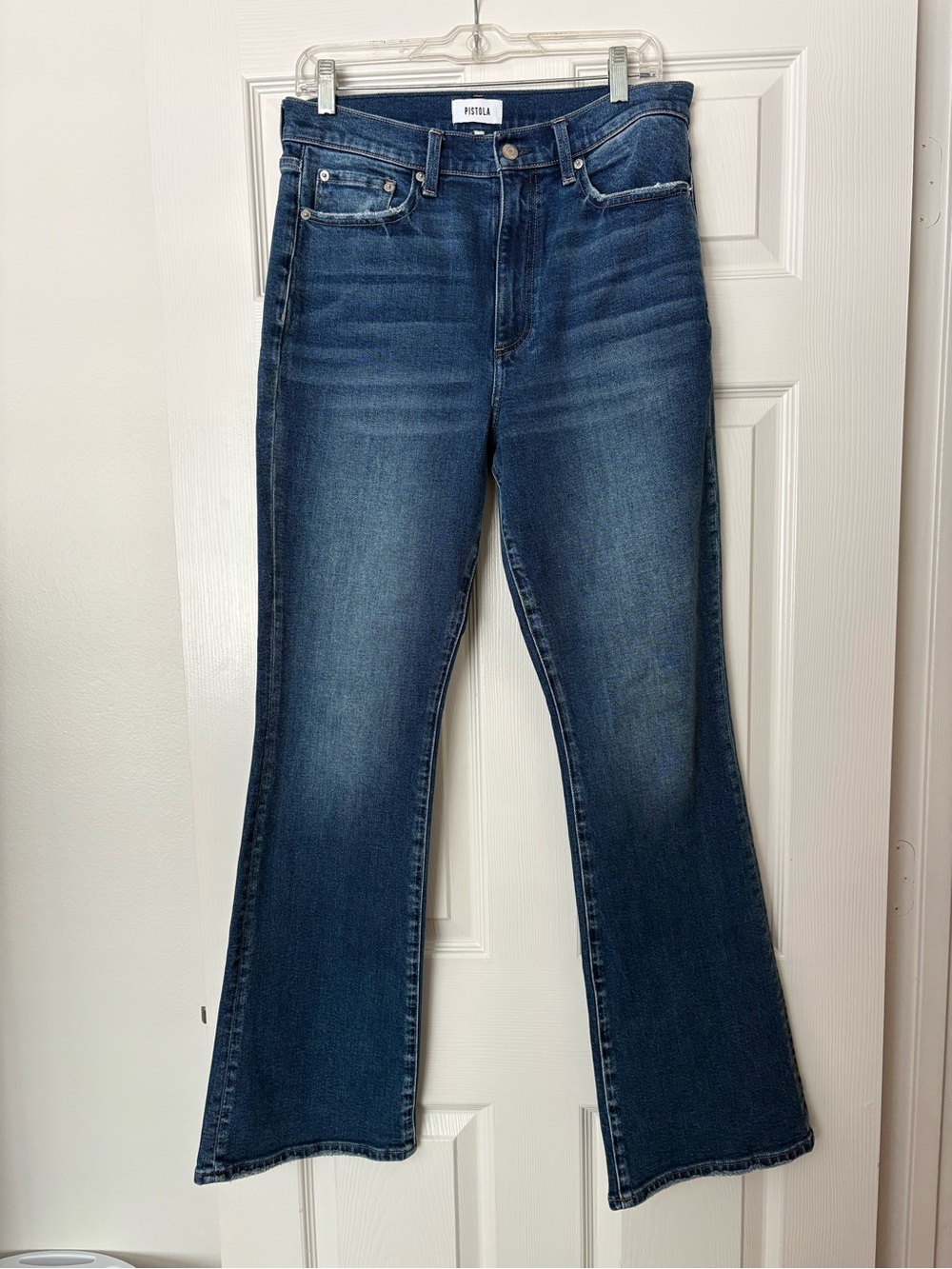 pistola Women's Dark Blue Flare Jeans
